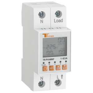 protector de voltage, corriente, diferencial, medidor de consumo monofÁsico tr pvamwf 220v 60hz wifi